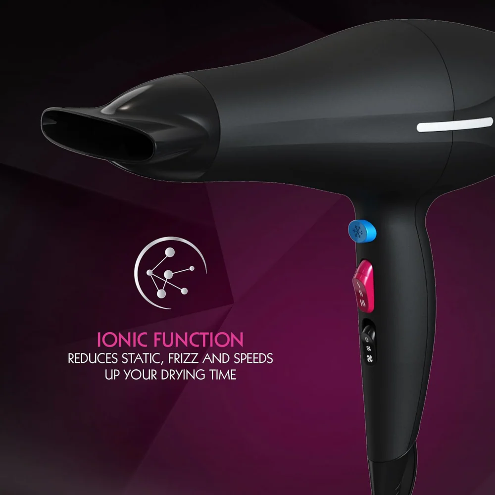 Wahl Ionic Smooth Hair Dryer 2200W Black - Image 6
