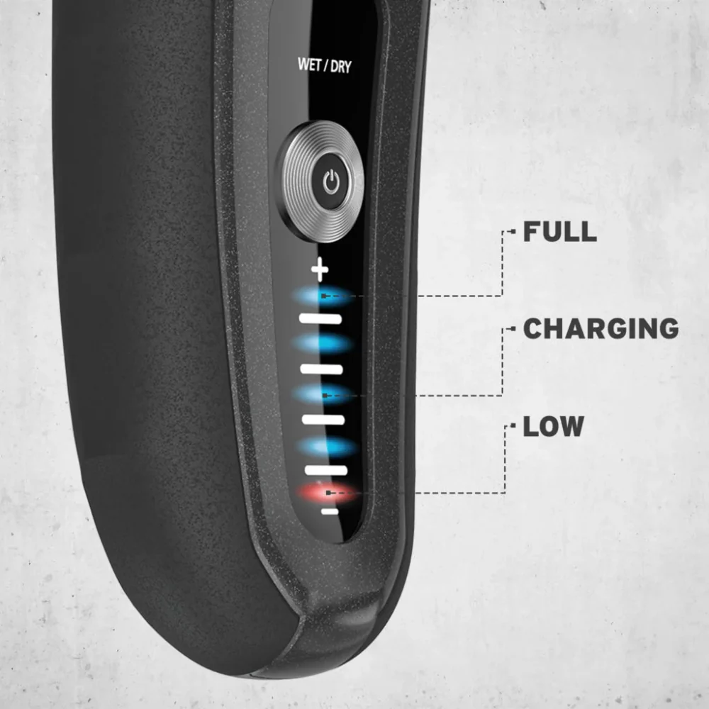 Wahl Lifeproof Plus Wet/Dry Lithium Shaver Black - Image 2