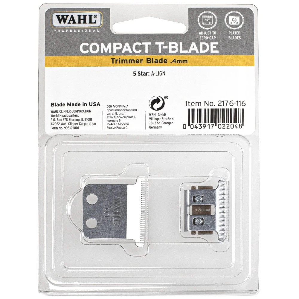 Wahl Professional A-Lign 2 Hole Replacement Trimmer Blade 2176-116 - Image 2