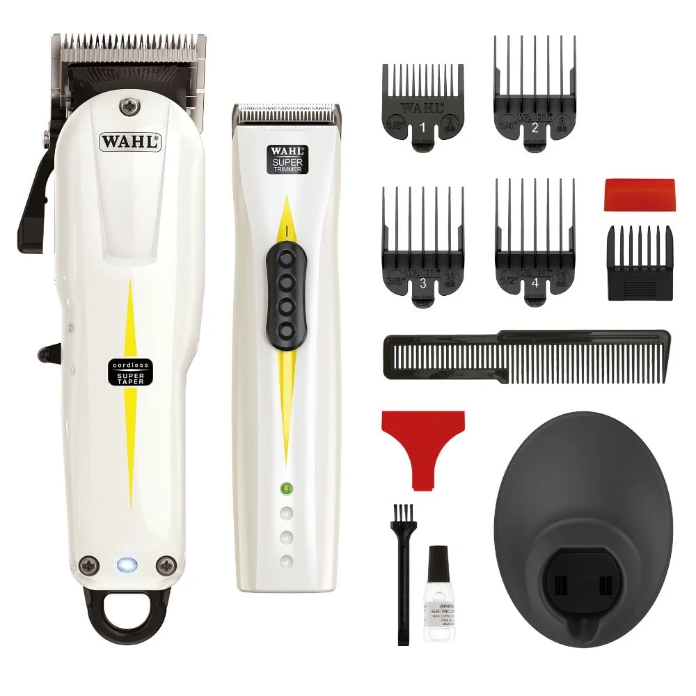 Wahl Professional Cordless Super Taper Hair Clipper & Super Trimmer Pack - Image 8