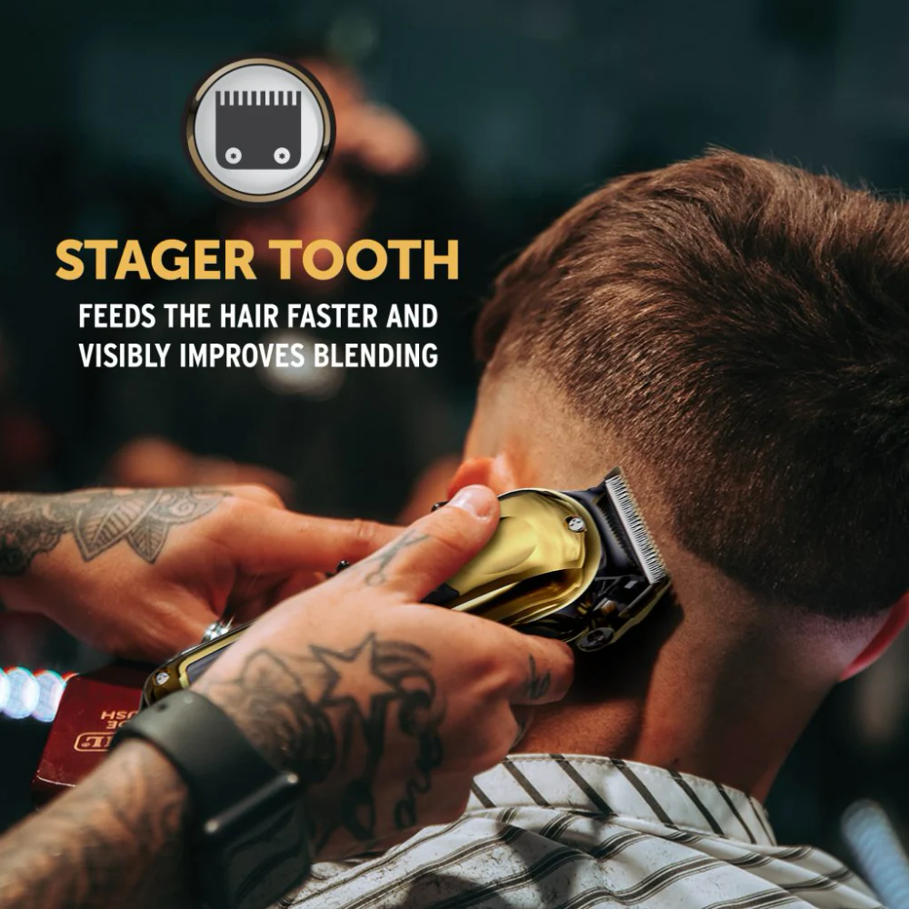 Wahl Professional Gold 5 Star Cordless Magic Clipper & A-Lign Hair Trimmer Duo - Image 6