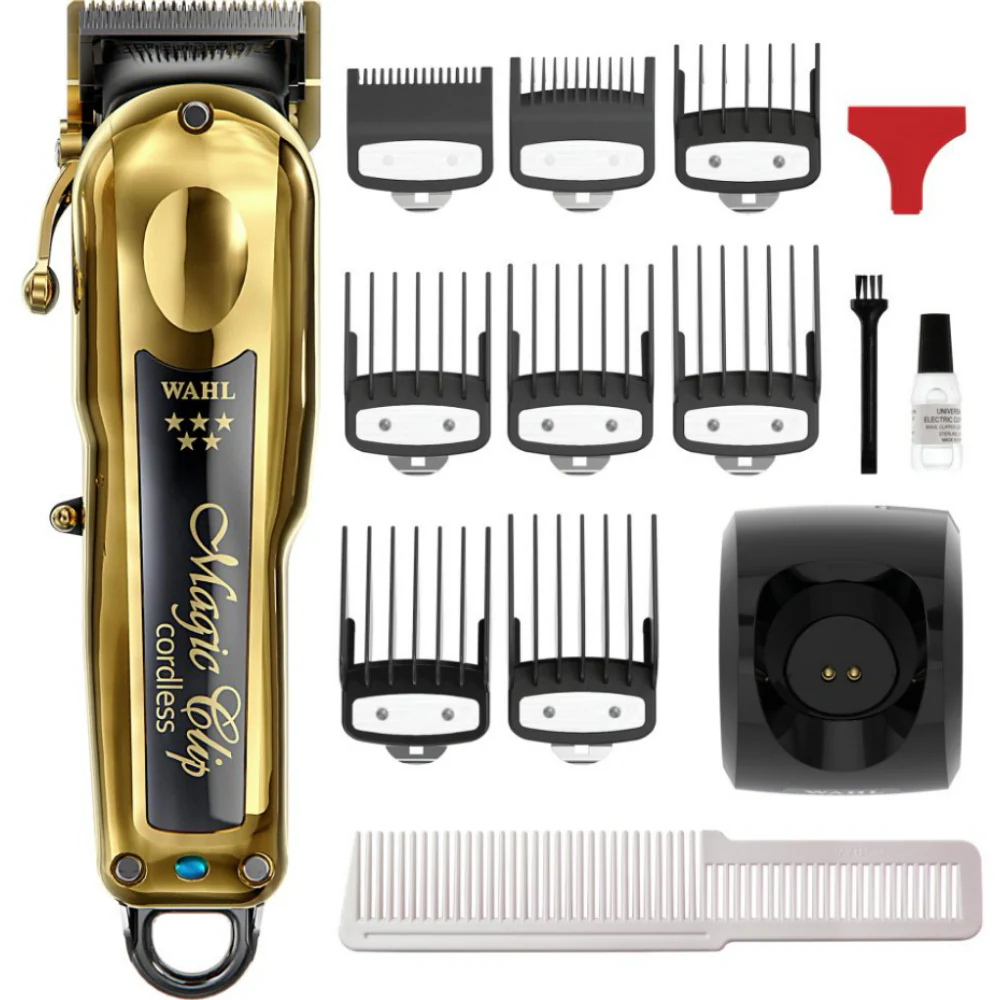 Wahl Professional Gold 5 Star Cordless Magic Clipper & A-Lign Hair Trimmer Duo - Image 9