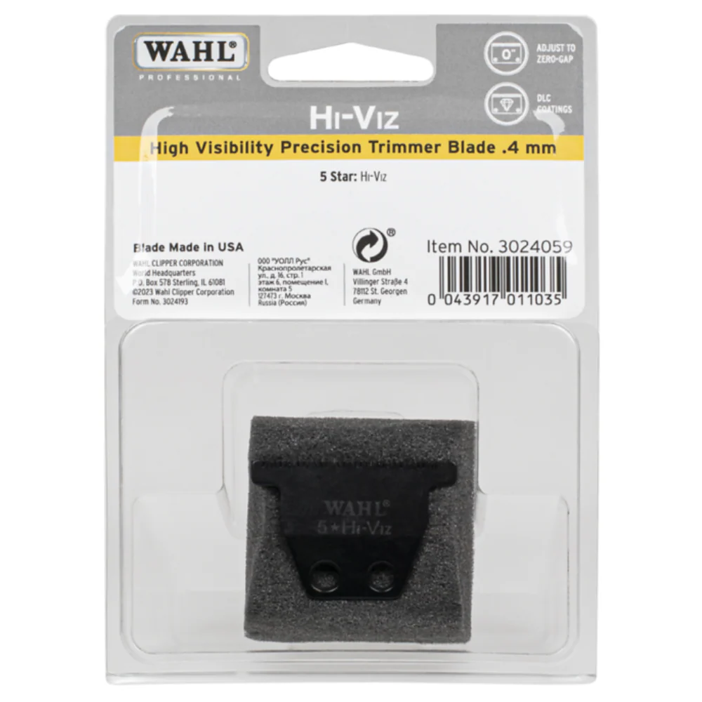 Wahl Professional Hi-Viz 2 Hole Replacement Trimmer Blade 3024059 - Image 3