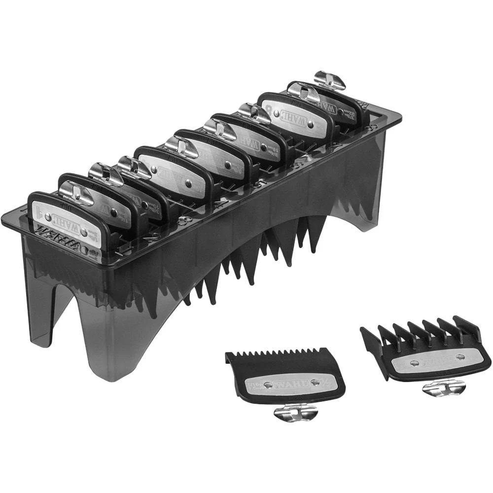 Wahl Professional Premium Attachment Cutting Guide Combs Set Pack of 10 - Image 2