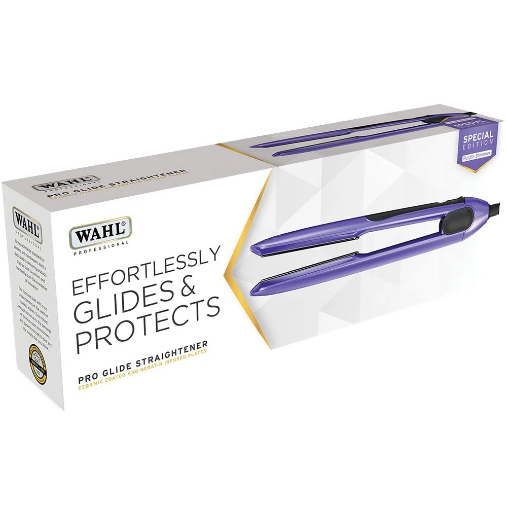 Wahl Professional Pro Glide Hair Straightener Purple Shimmer - Image 5