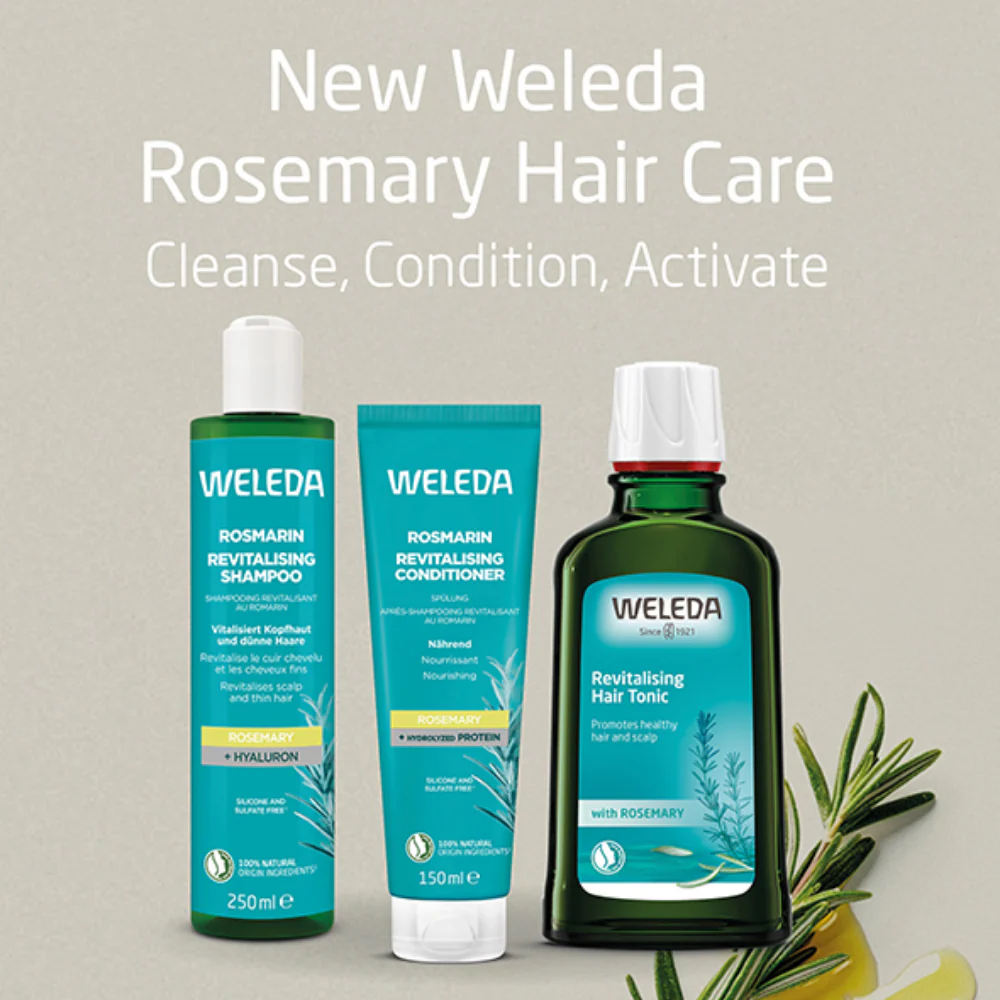 Weleda Rosemary Revitalising Shampoo 250ml - Image 2