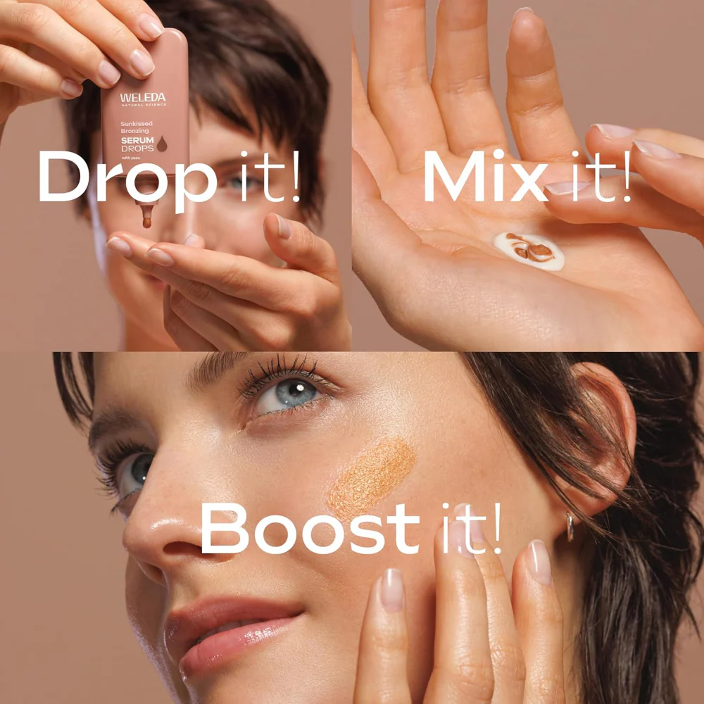 Weleda Sunkissed Bronzing Serum Drops 30ml - Image 8