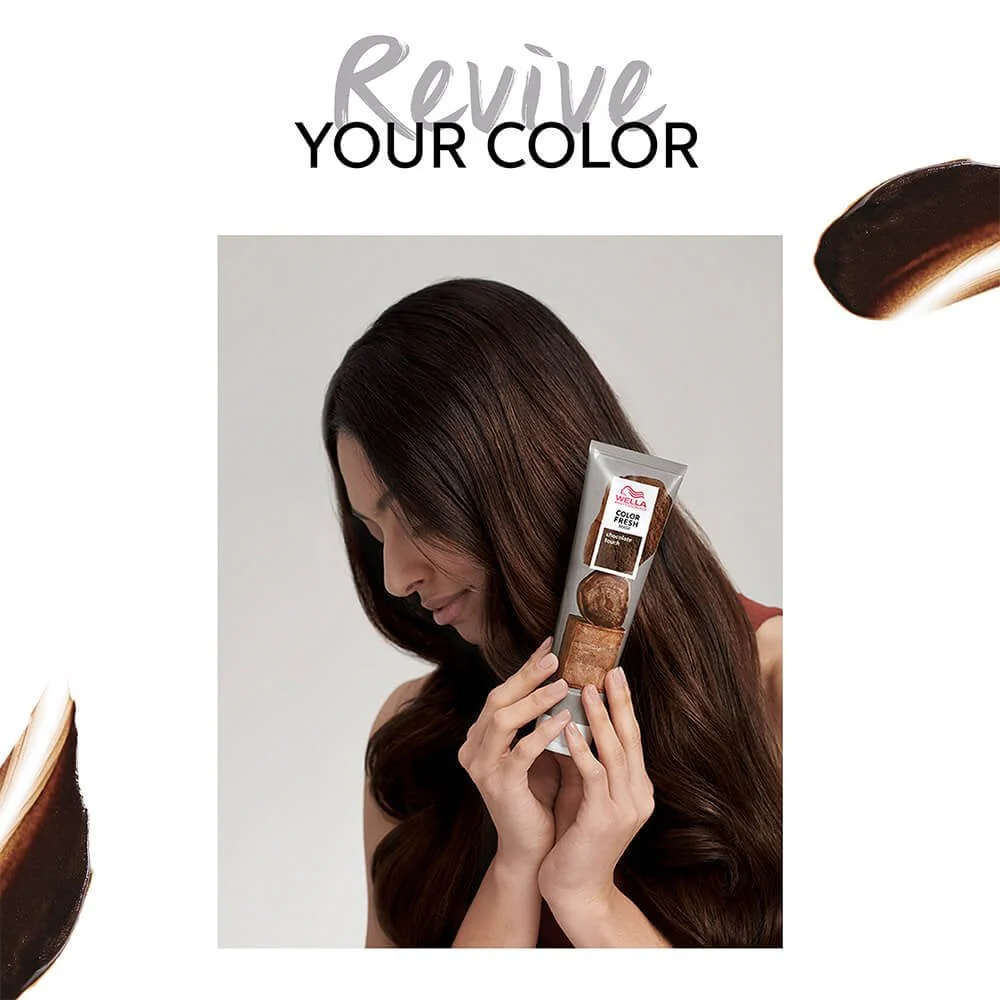 Wella Professionals Colour Fresh Mask Chocolate Touch 150ml - Image 7