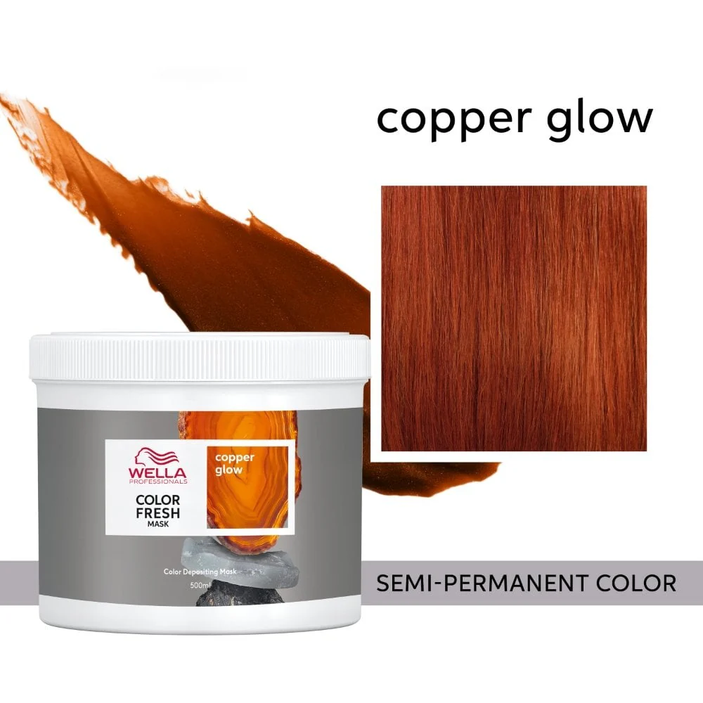 Wella Professionals Colour Fresh Mask Copper Glow 500ml - Image 2