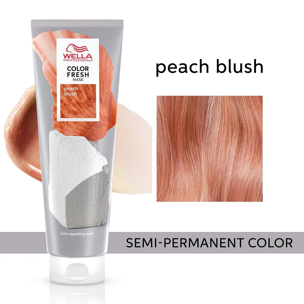 Wella Professionals Colour Fresh Mask Peach Blush 150ml - Image 2