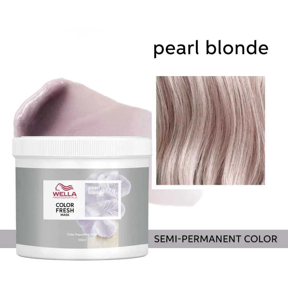 Wella Professionals Colour Fresh Mask Pearl Blonde 500ml - Image 3