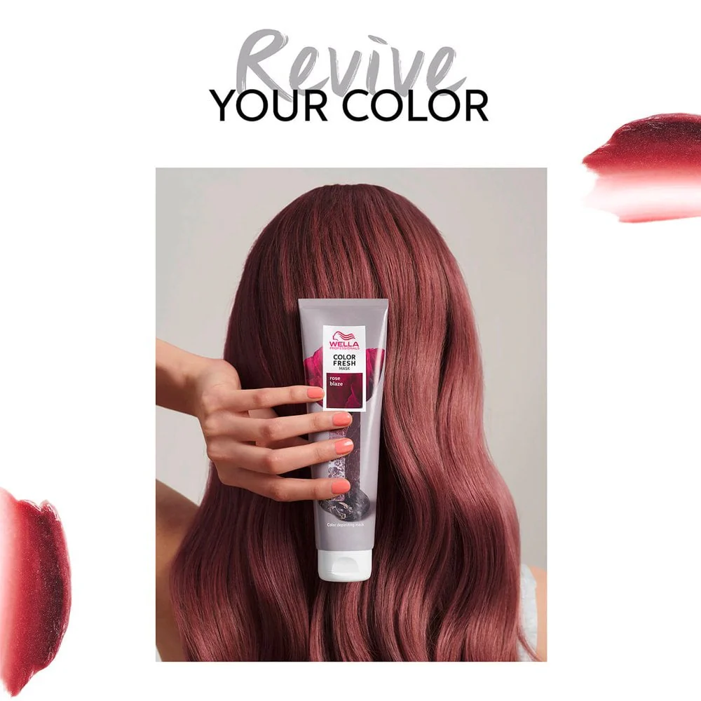 Wella Professionals Colour Fresh Mask Rose Blaze 150ml - Image 3