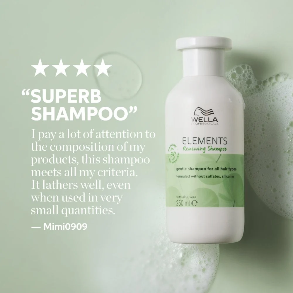 Wella Professionals Elements Renewal Shampoo 1000ml - Image 6