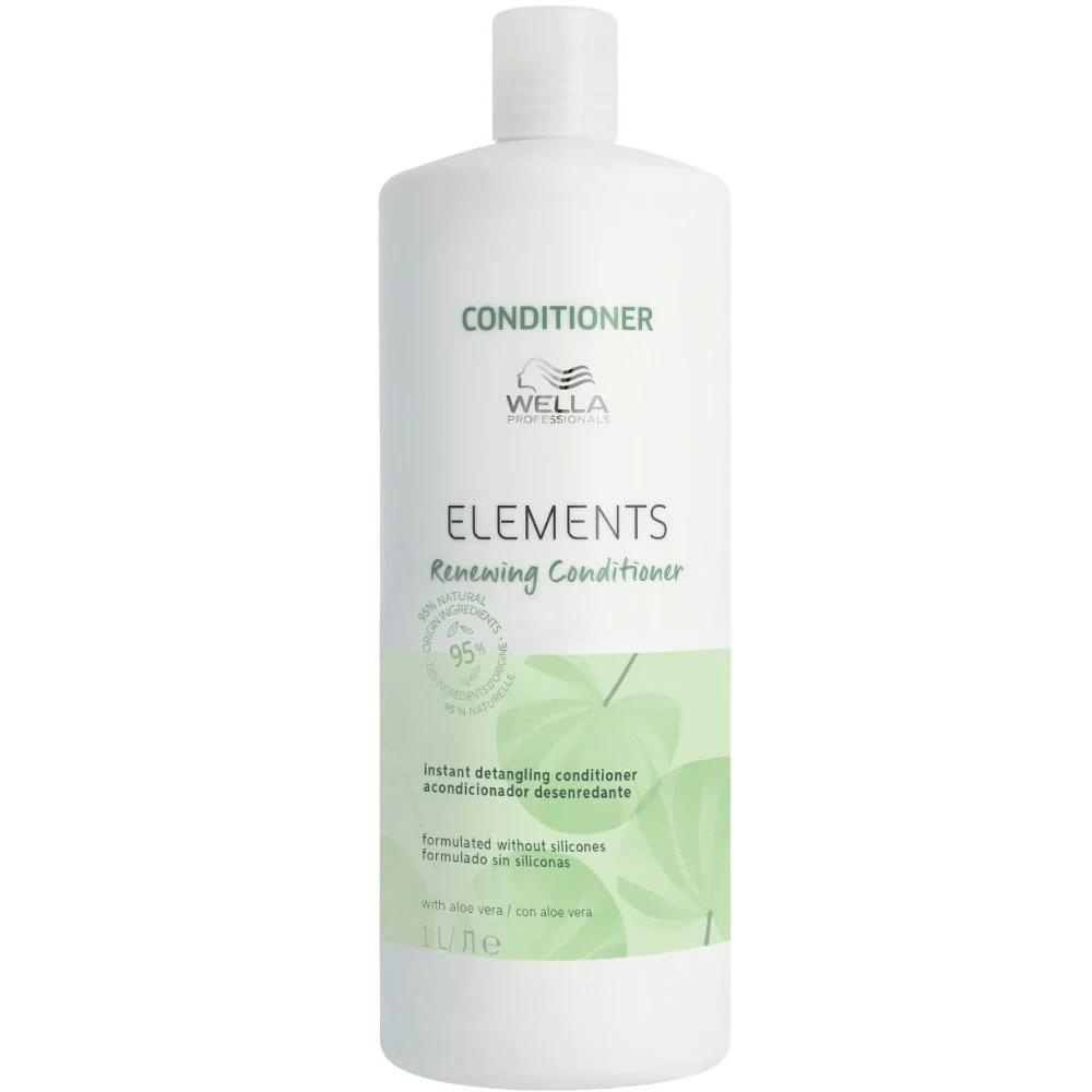 Wella Professionals Elements Renewal Shampoo & Light Conditioner Twin 2 x 1000ml - Image 3