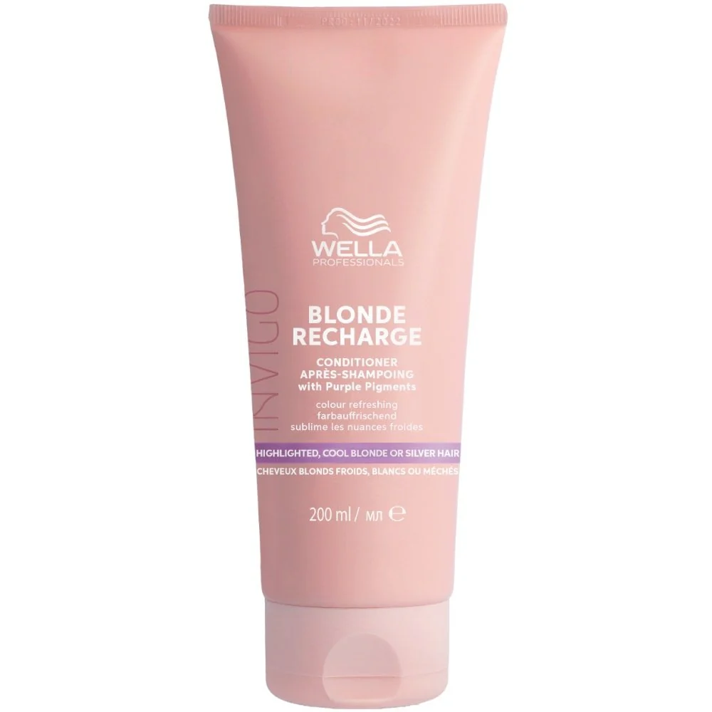 Wella Professionals Invigo Blonde Recharge Colour Refreshing Shampoo 300ml & Cool Conditioner 200ml Twin - Image 3