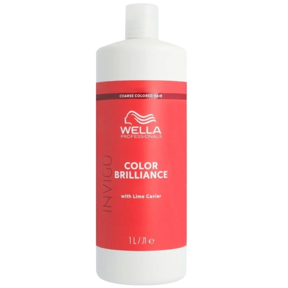 Wella Professionals Invigo Brilliance Vibrant Colour Shampoo for Fine/Normal Hair Shampoo & Conditioner Twin 2 x 1000ml - Image 3