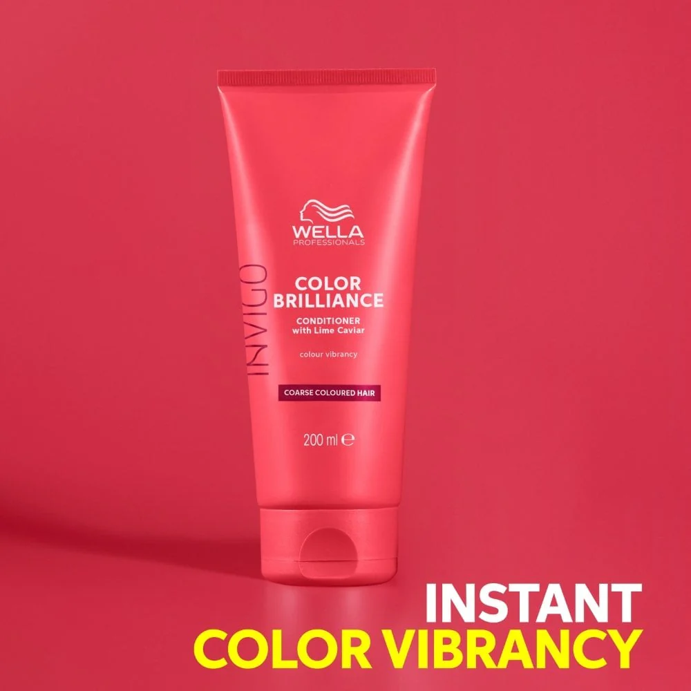 Wella Professionals Invigo Colour Brilliance Vibrant Colour Conditioner Coarse Hair 200ml - Image 2