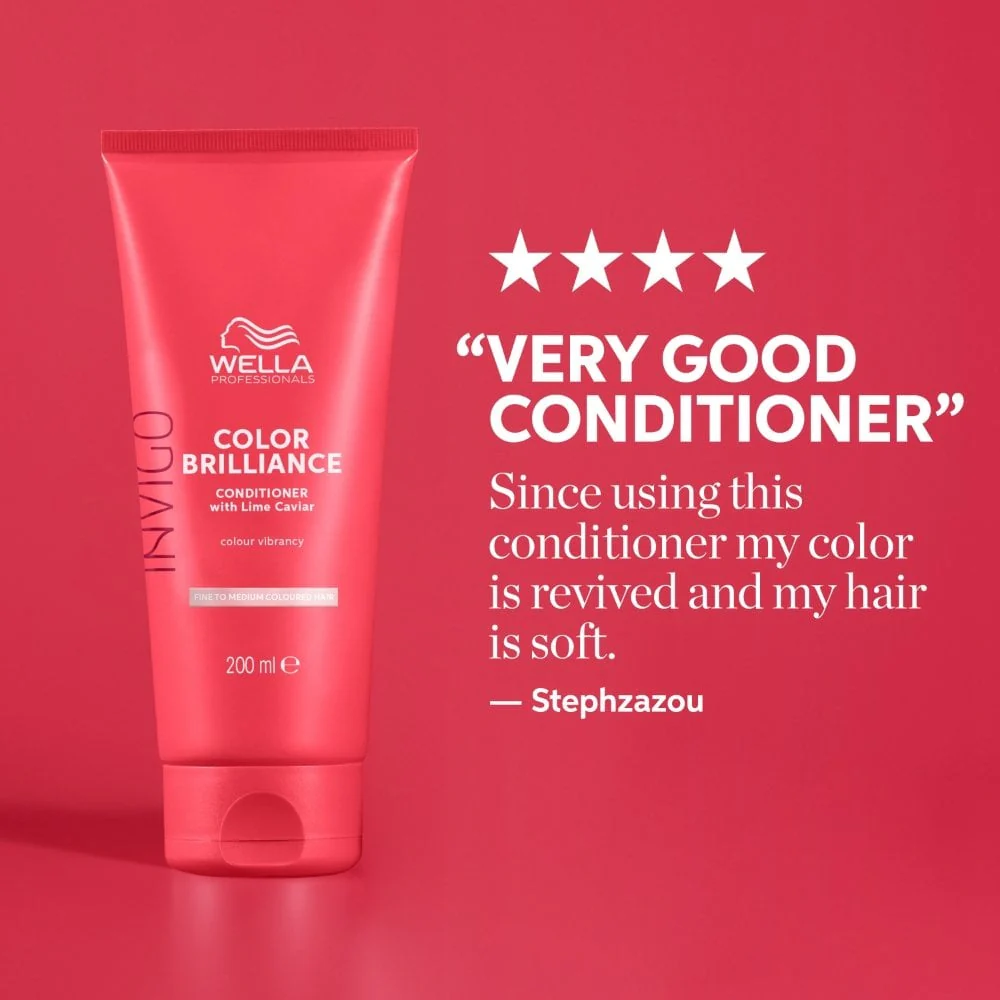Wella Professionals Invigo Colour Brilliance Vibrant Colour Conditioner Fine/Normal Hair 1000ml - Image 7