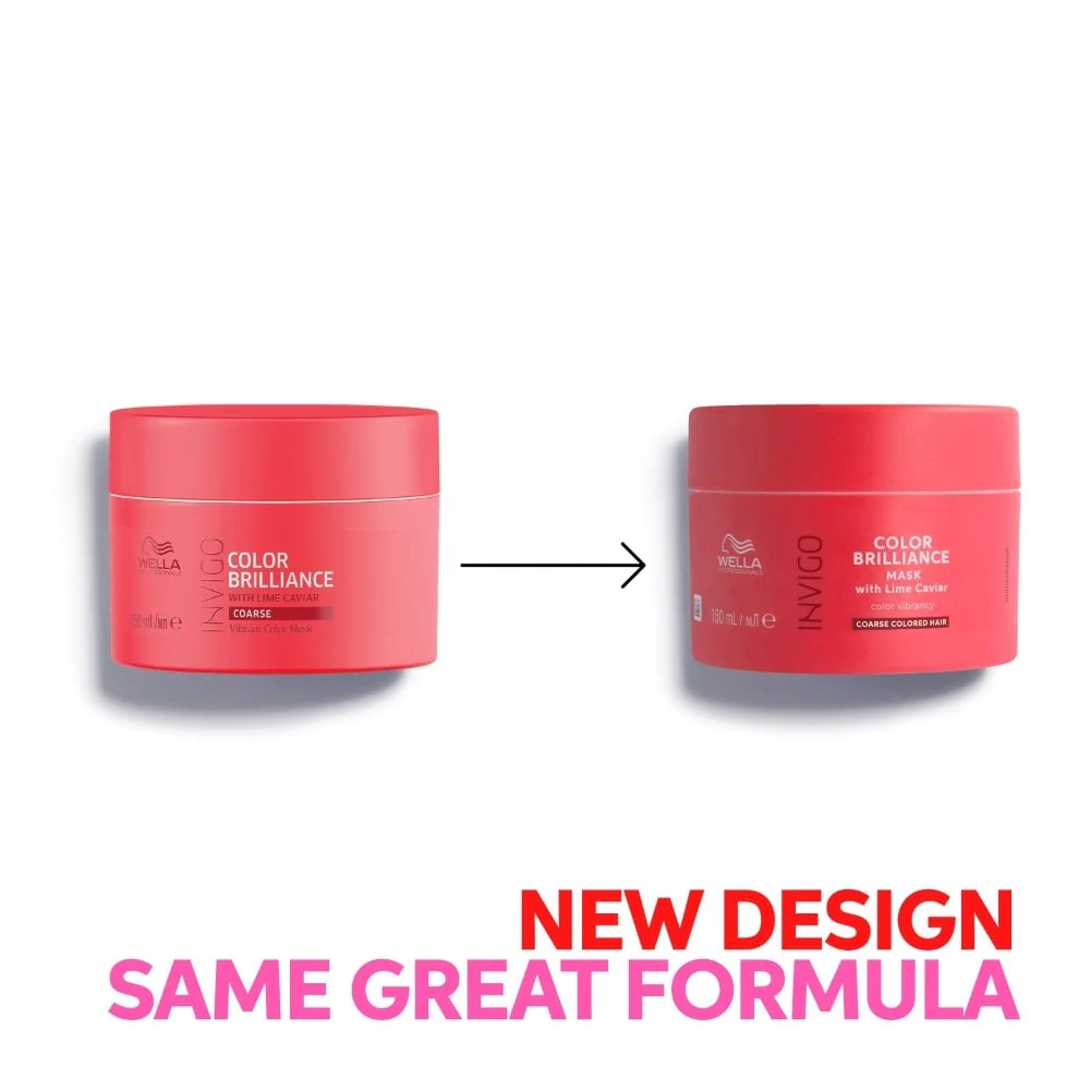Wella Professionals Invigo Colour Brilliance Vibrant Colour Mask Coarse Hair 150ml - Image 3