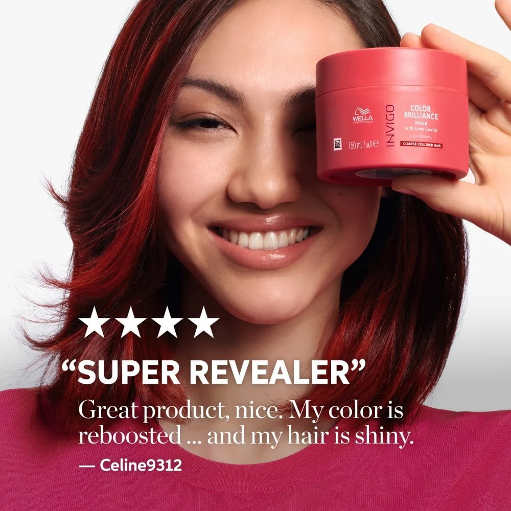 Wella Professionals Invigo Colour Brilliance Vibrant Colour Mask Coarse Hair 150ml - Image 7
