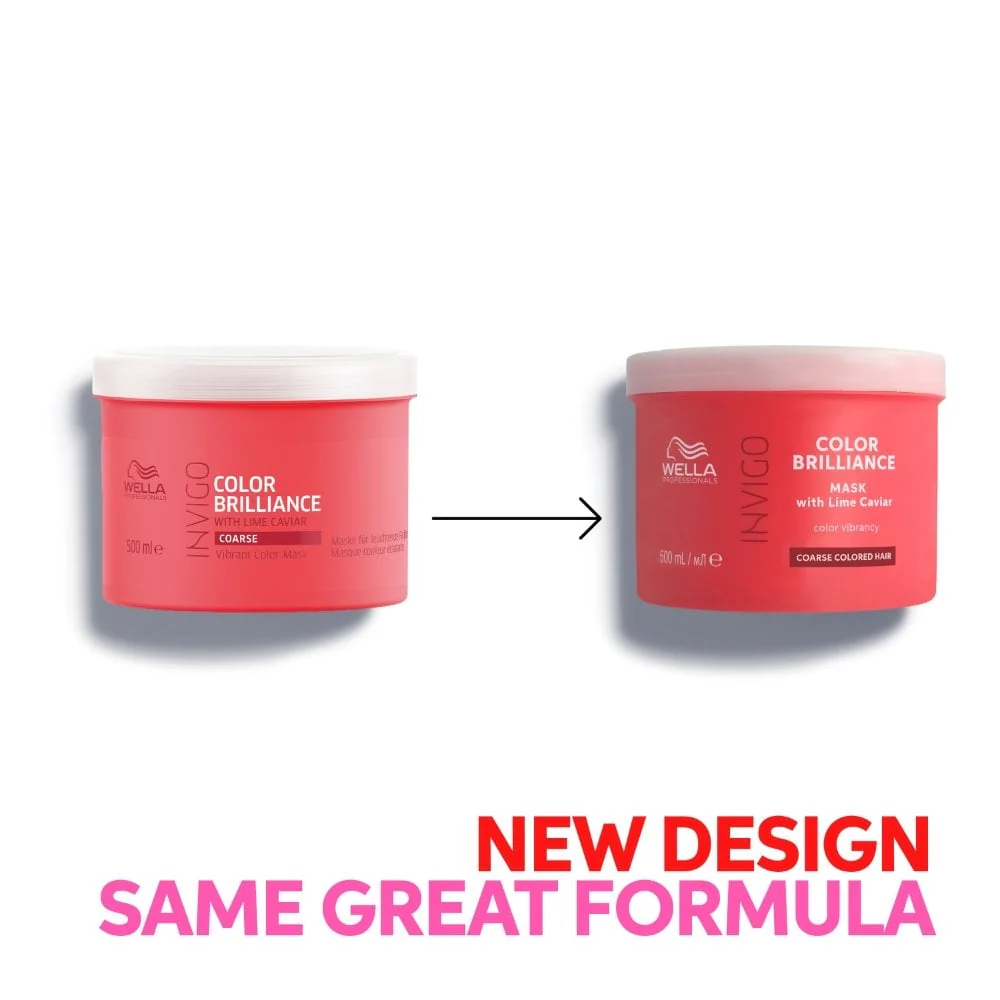 Wella Professionals Invigo Colour Brilliance Vibrant Colour Mask Coarse Hair 500ml - Image 4