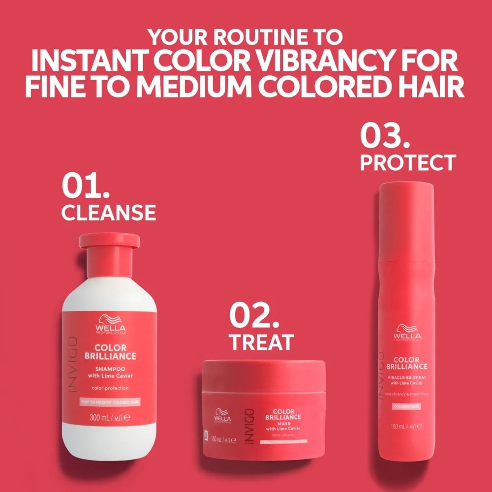 Wella Professionals Invigo Colour Brilliance Vibrant Colour Mask Fine/Normal Hair 500ml - Image 11