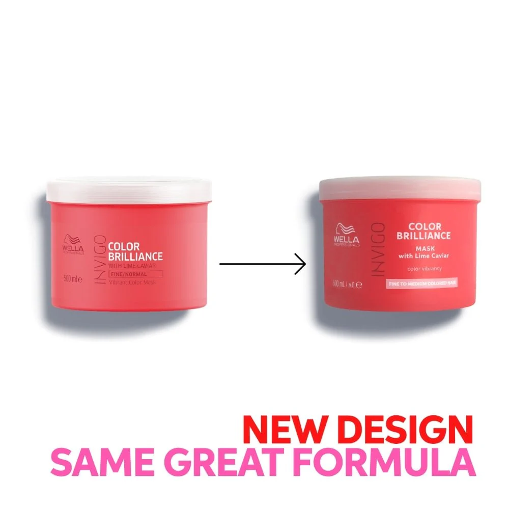 Wella Professionals Invigo Colour Brilliance Vibrant Colour Mask Fine/Normal Hair 500ml - Image 6