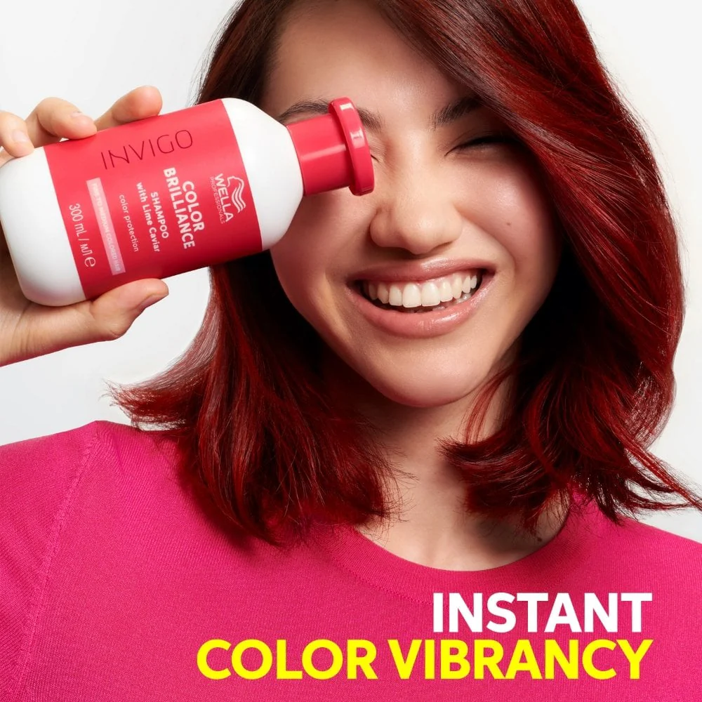 Wella Professionals Invigo Colour Brilliance Vibrant Colour Shampoo Fine/Normal Hair 1000ml - Image 4