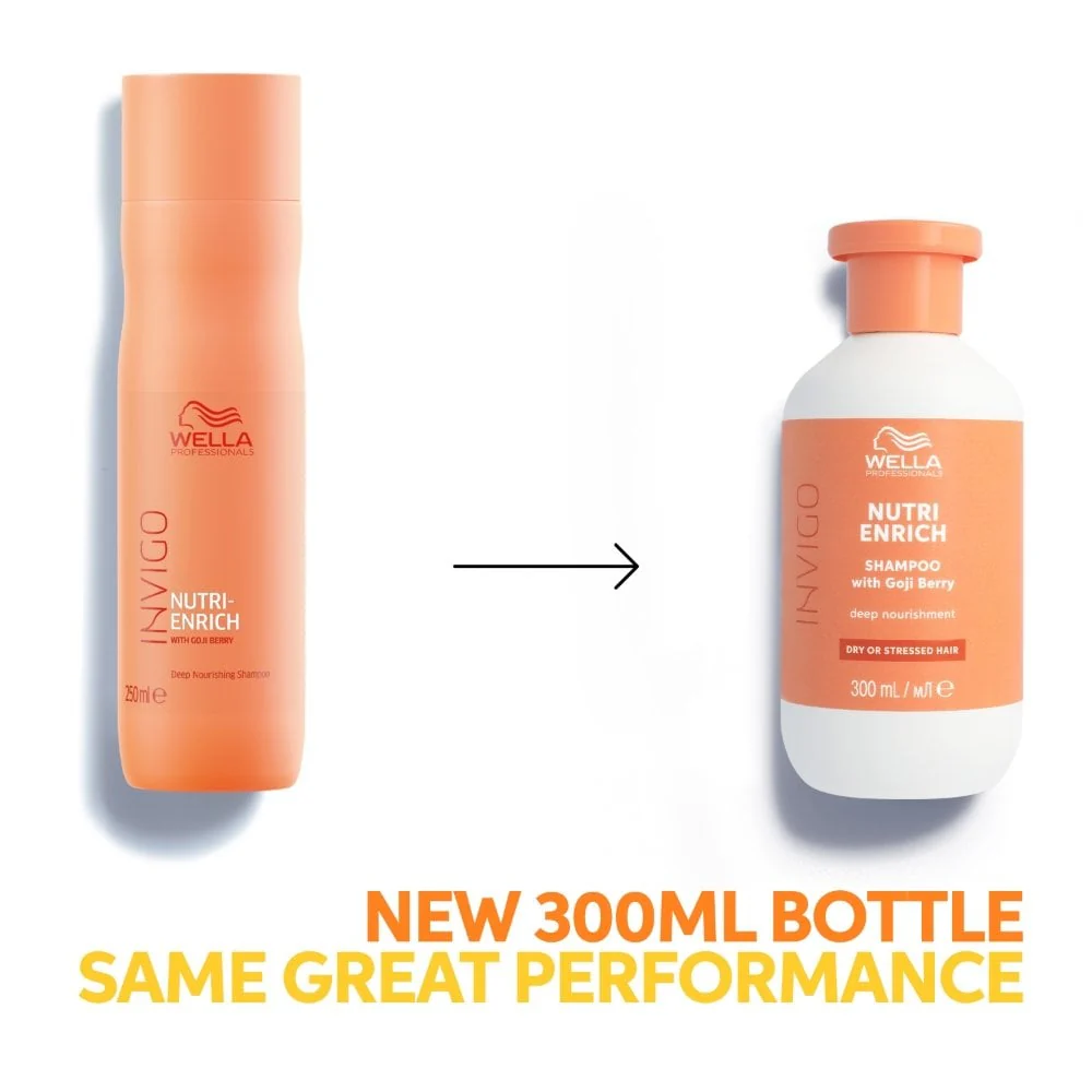 Wella Professionals Invigo Nutri-Enrich Deep Nourishing Shampoo 300ml - Image 5