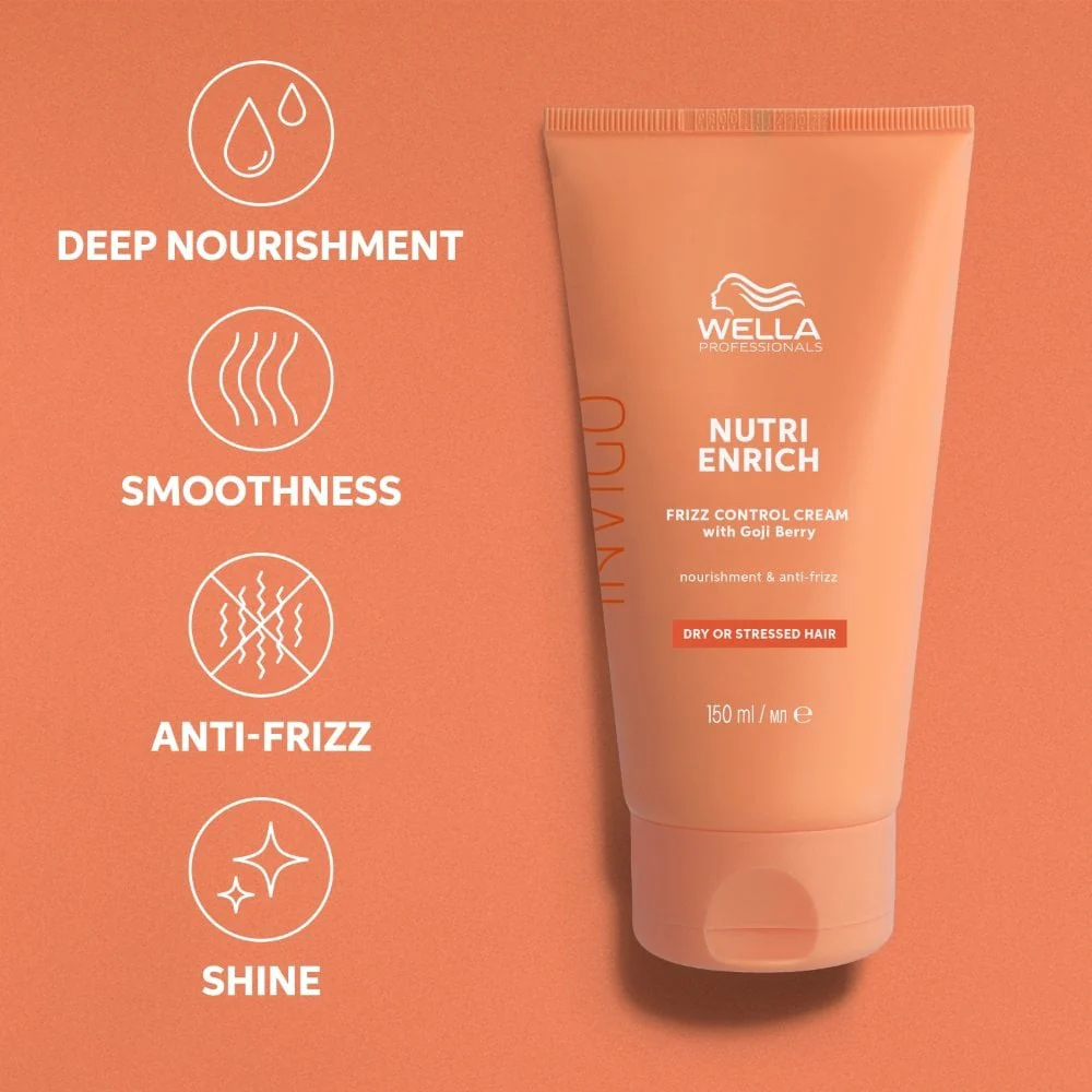 Wella Professionals Invigo Nutri-Enrich Frizz Control Cream 150ml - Image 6