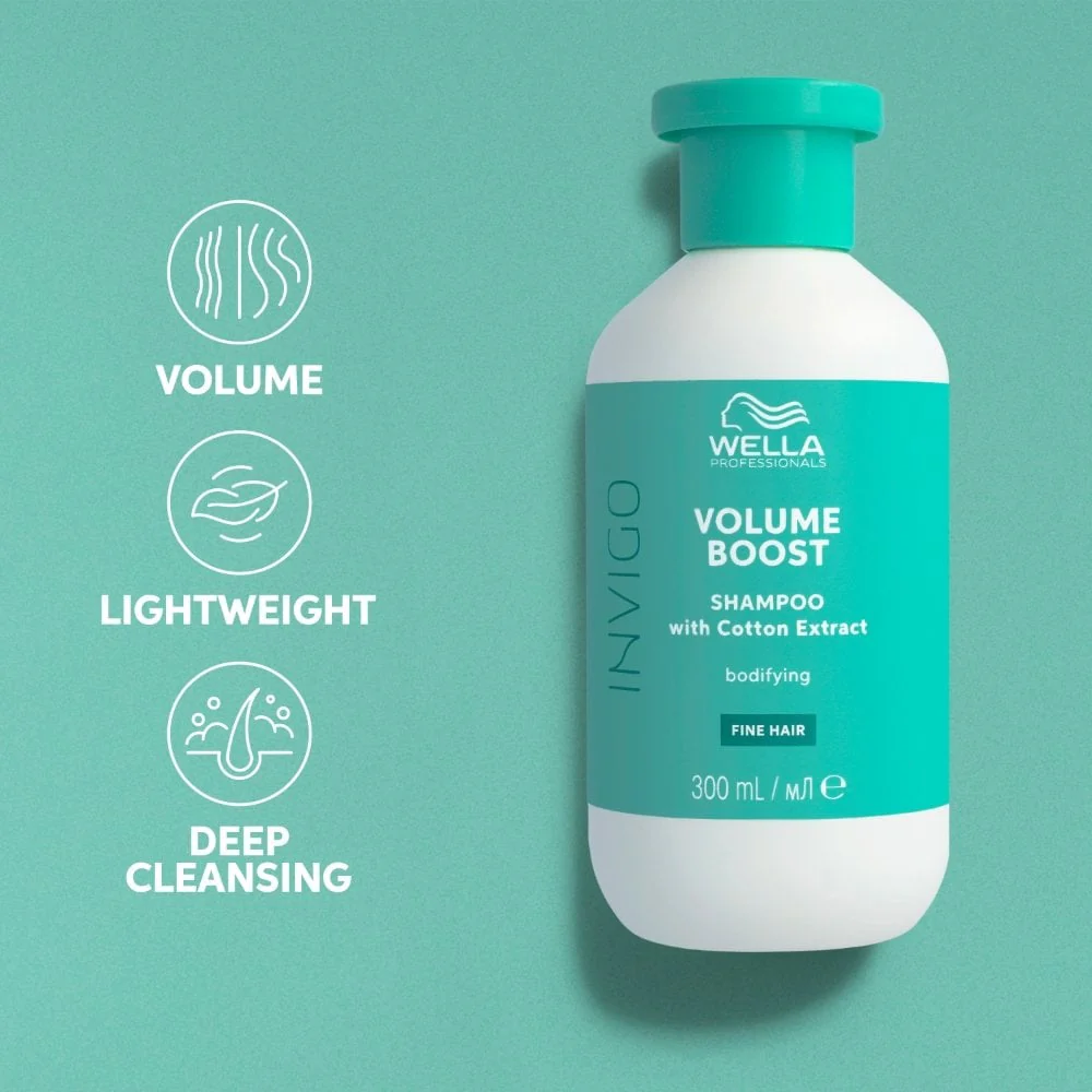 Wella Professionals Invigo Volume Boost Bodifying Shampoo 300ml - Image 5