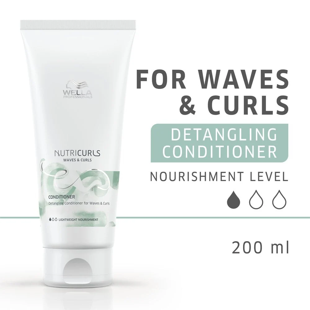 Wella Professionals NutriCurls Detangling Conditioner 200ml - Image 2