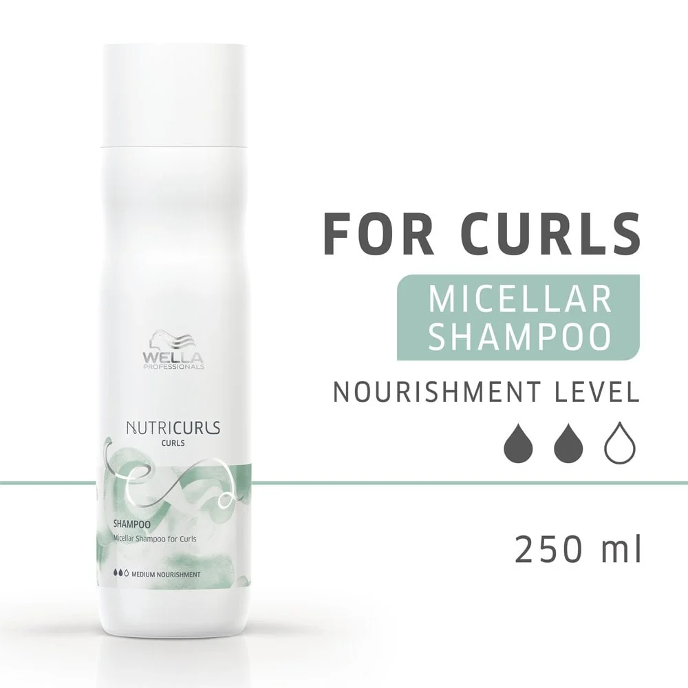 Wella Professionals NutriCurls Micellar Shampoo 250ml - Image 2