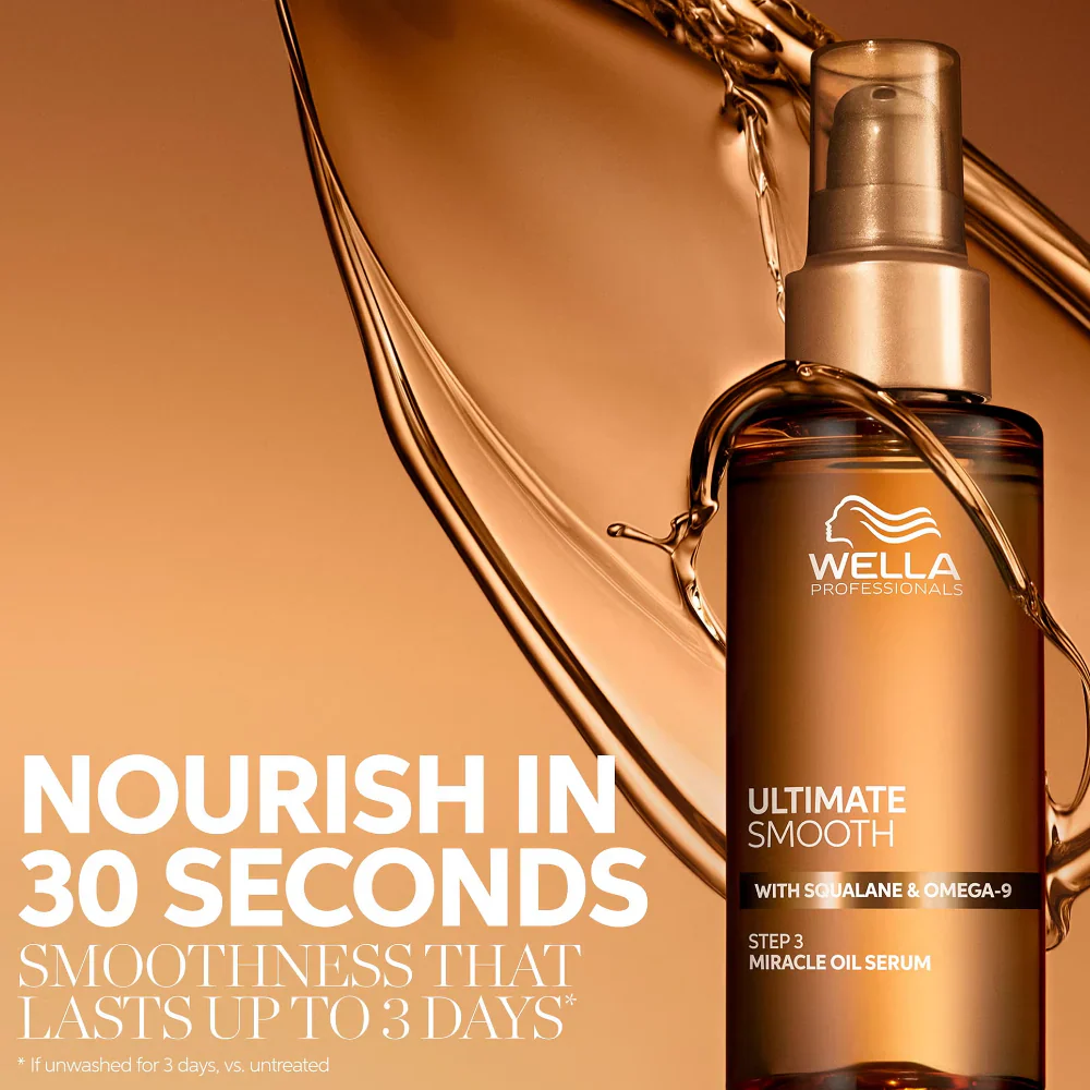 Wella Professionals Ultimate Smooth Miracle Oil Serum 100ml - Image 3