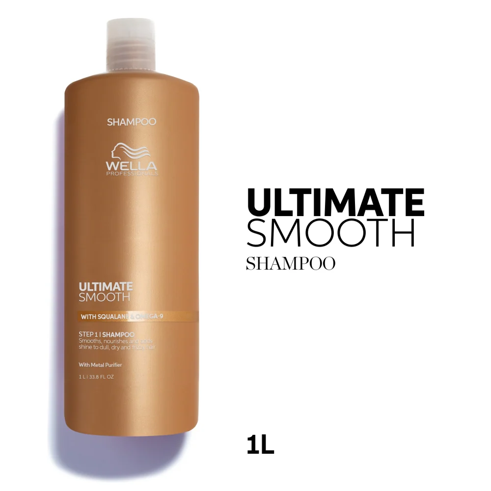 Wella Professionals Ultimate Smooth Shampoo 1000ml - Image 2