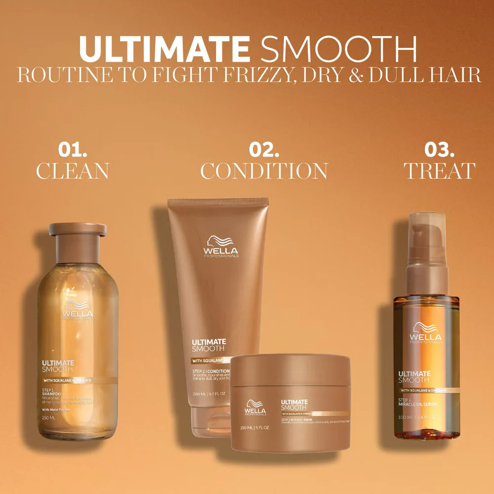 Wella Professionals Ultimate Smooth Shampoo 1000ml - Image 5