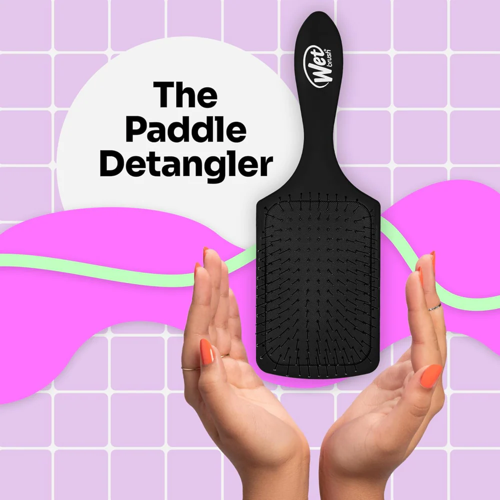 Wet Brush Paddle Detangler Brush Black - Image 2