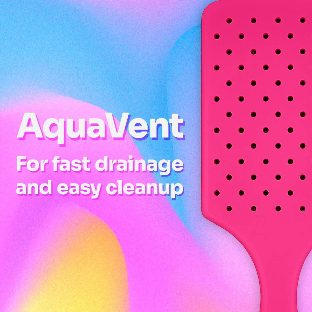 Wet Brush Paddle Detangler Brush Pink - Image 4