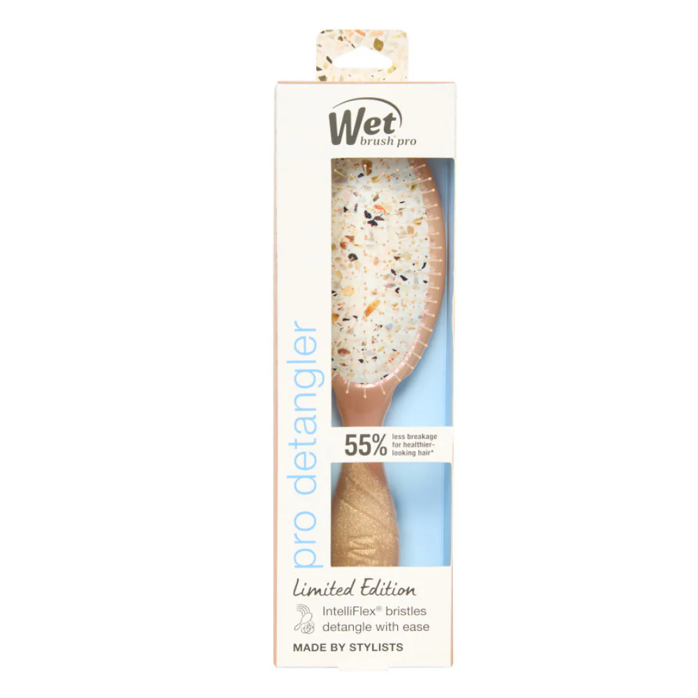 Wet Brush Pro Detangler Brush Pearlescent Aura Champagne - Image 4
