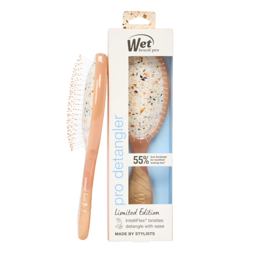 Wet Brush Pro Detangler Brush Pearlescent Aura Champagne - Image 5