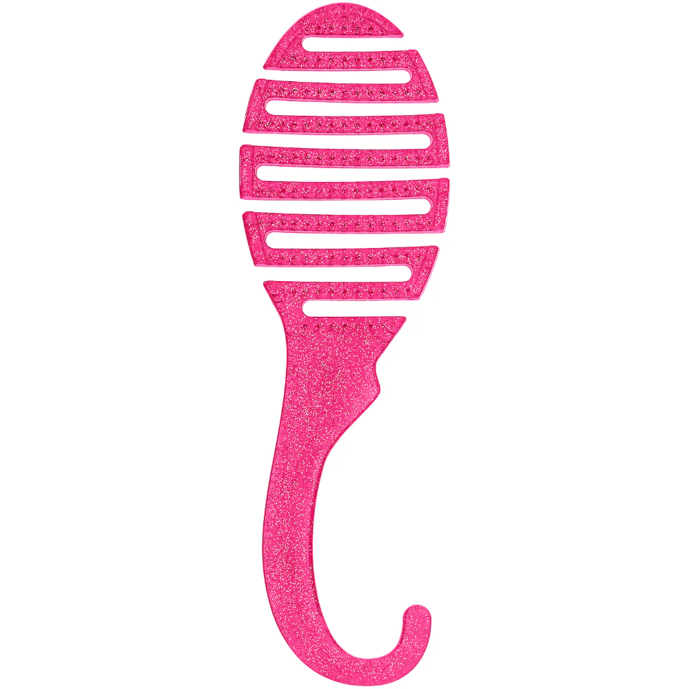 Wet Brush Shower Detangler Brush Glitter Pink - Image 2