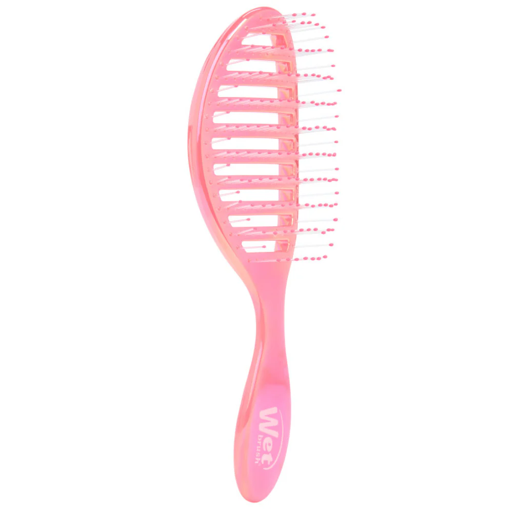 Wet Brush Speed Dry Detangler Brush Prismatic Glow Pink - Image 2