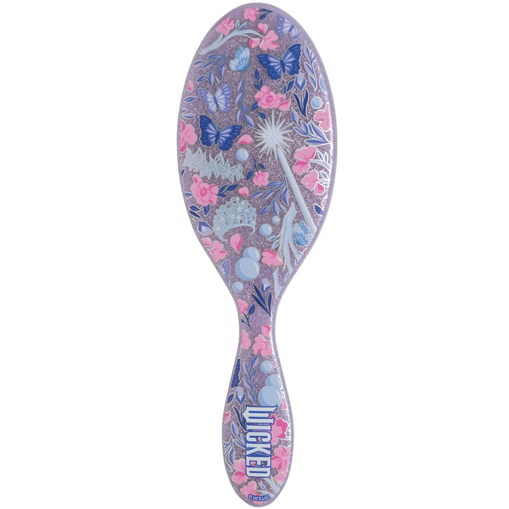 Wet Brush X Wicked Original Pro Detangler Brush Glow With Glinda with Butterfly Bobbies - Image 3