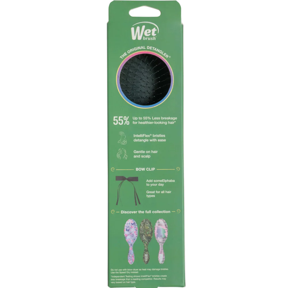 Wet Brush X Wicked Original Pro Detangler Brush Wickedly Brave with Bow Clip - Image 3