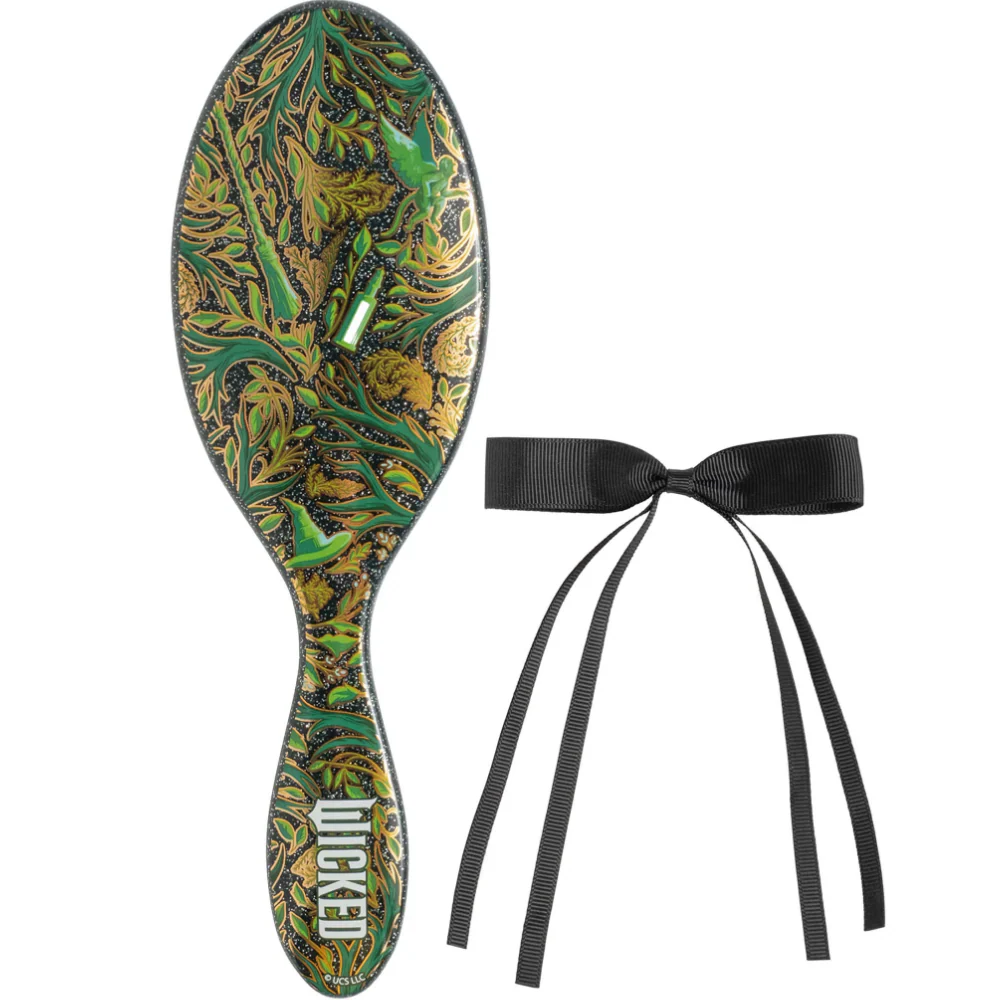 Wet Brush X Wicked Original Pro Detangler Brush Wickedly Brave with Bow Clip - Image 4