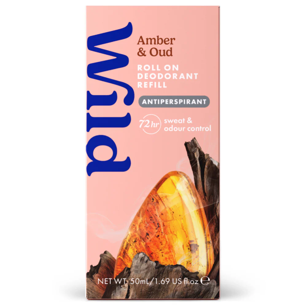 Wild Amber & Oud Antiperspirant Deodorant Refill 50ml - Image 2