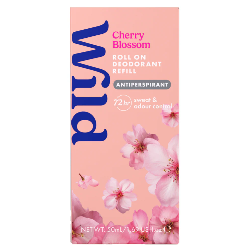 Wild Cherry Blossom Antiperspirant Deodorant Roll-On Refill 50ml - Image 2