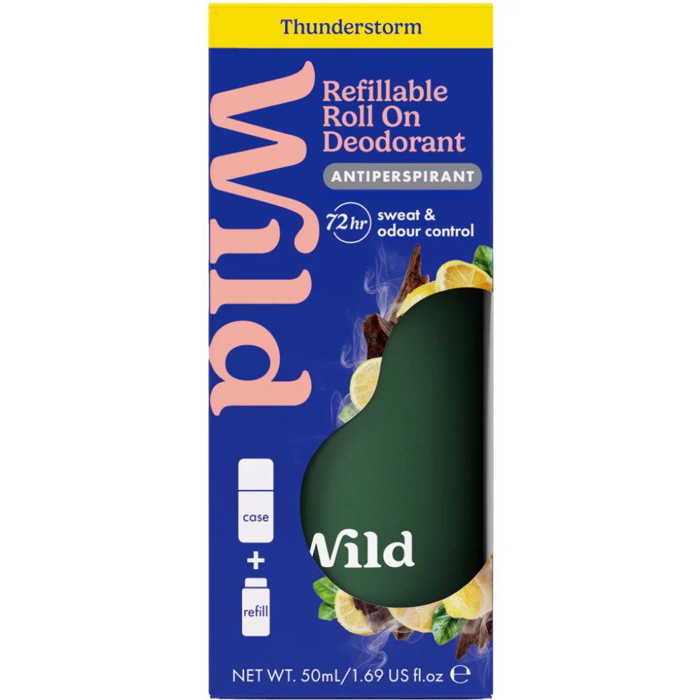 Wild Forest Green Case + Thunderstorm Antiperspirant Deodorant Roll-On Starter Pack - Image 2