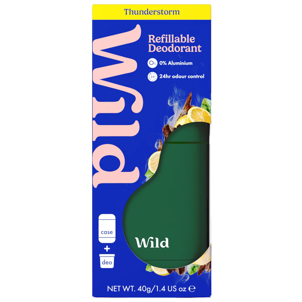 Wild Forest Green Case + Thunderstorm Deodorant Starter Pack - Image 2