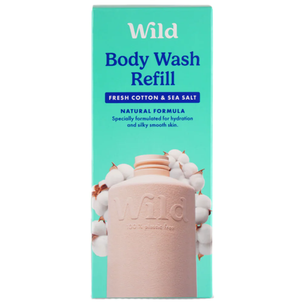 Wild Fresh Cotton & Sea Salt Body Wash 300ml - Image 2